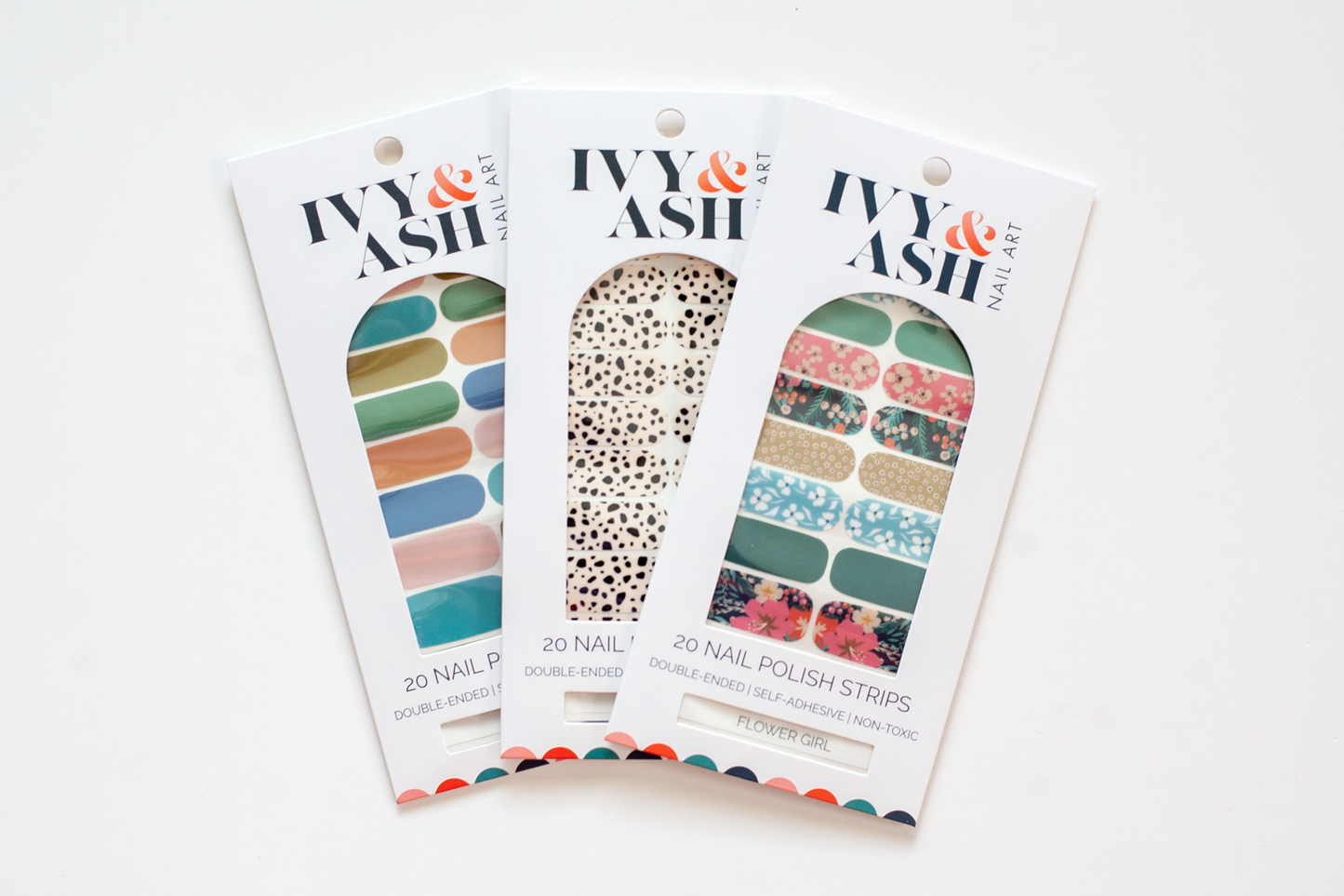 Ivy & Ash - Spotted | Classic Black & Ivory Dalmatian Print Nail Wrap