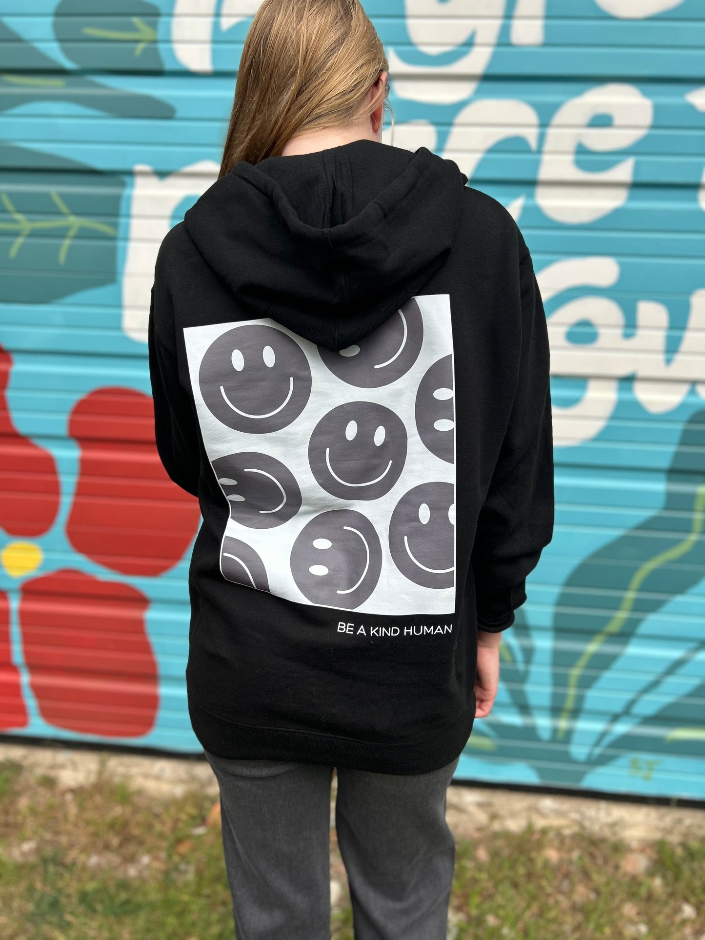 Be A Kind Human Smiley NK Hoodie