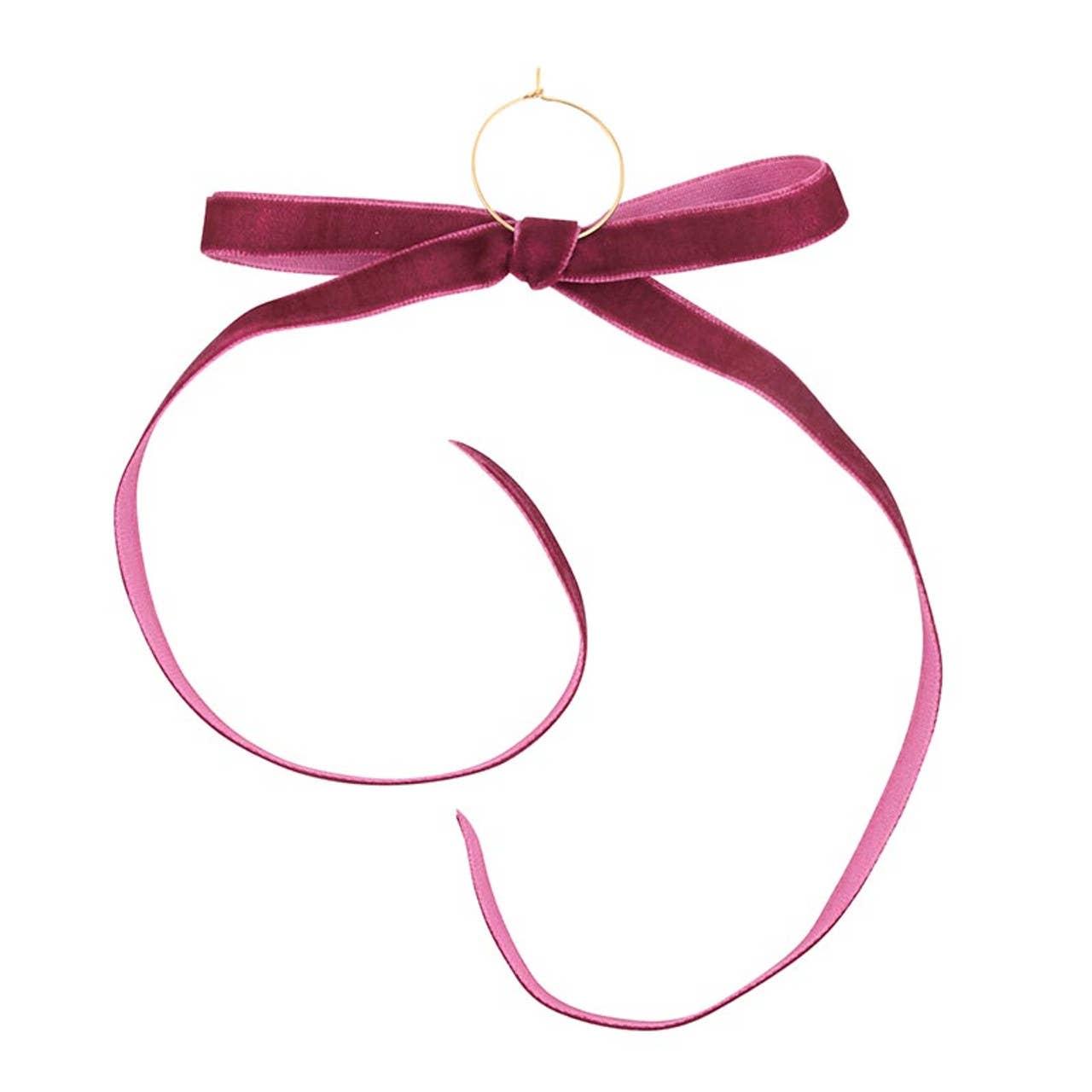 Velvet Bow Wine Charms