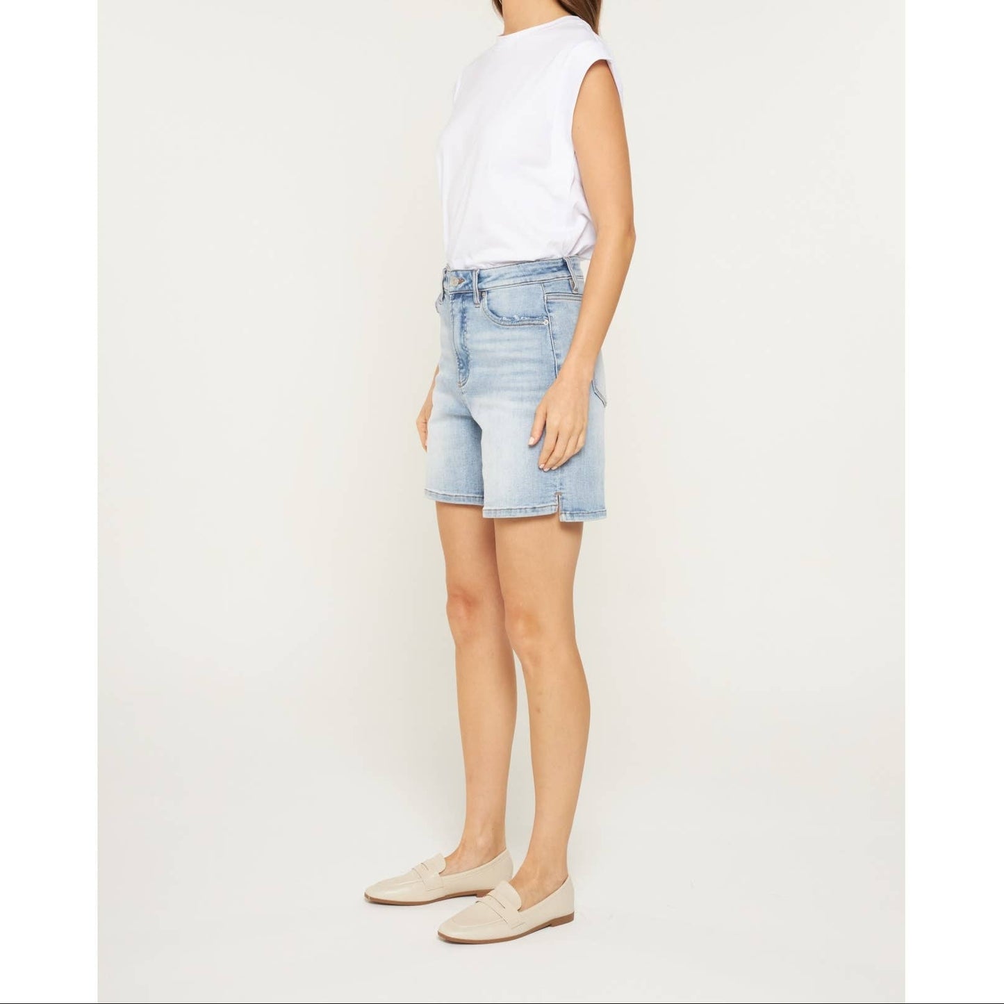 Mica Denim - SUPER HIGH BERMUDA