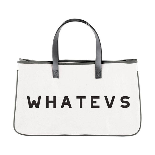 Face to Face Canvas Tote - Whatevs