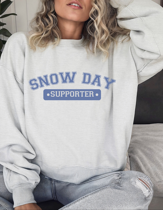 Snow Day Supporter Graphic Crewneck