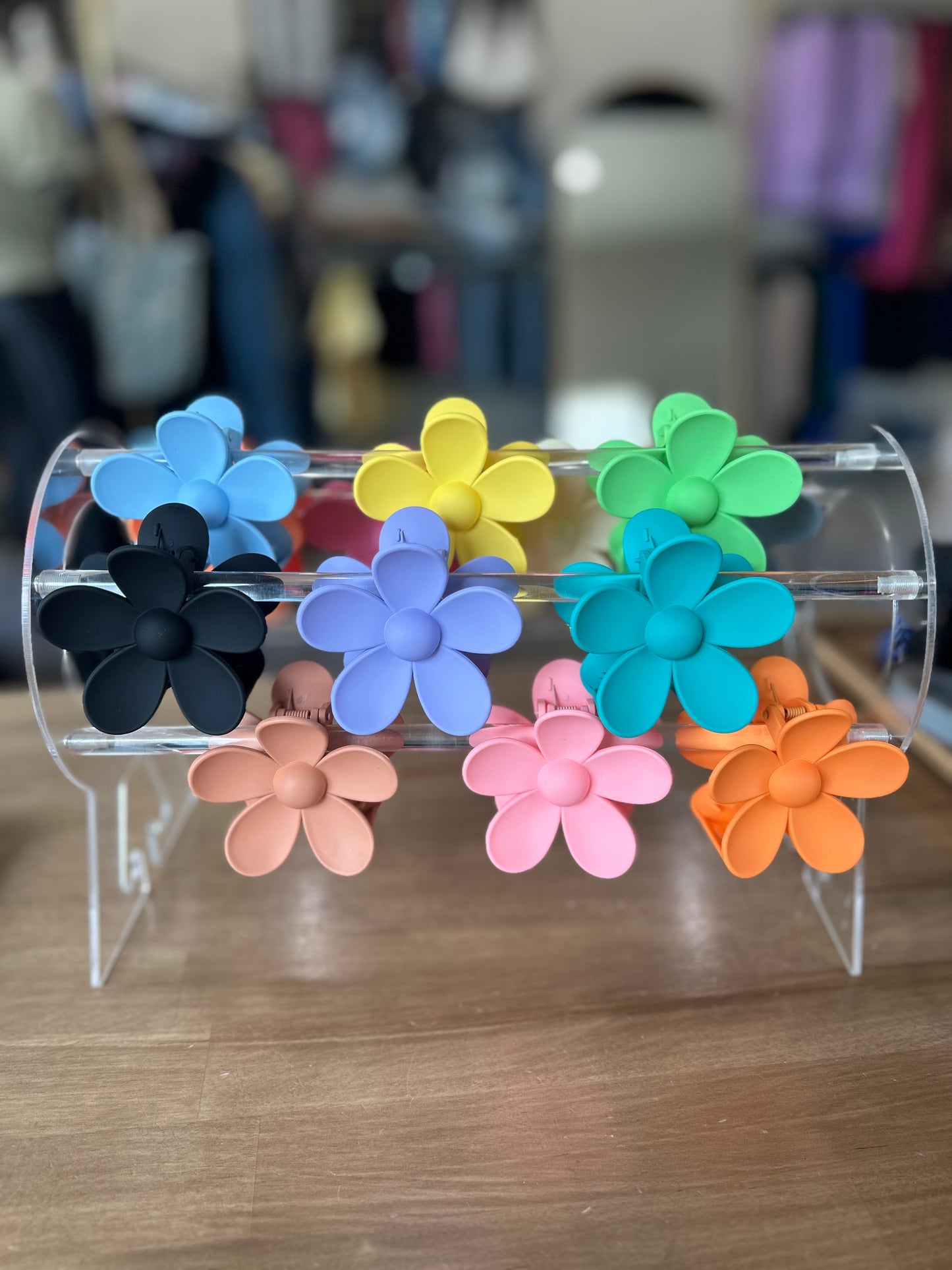 Flower Claw Clip