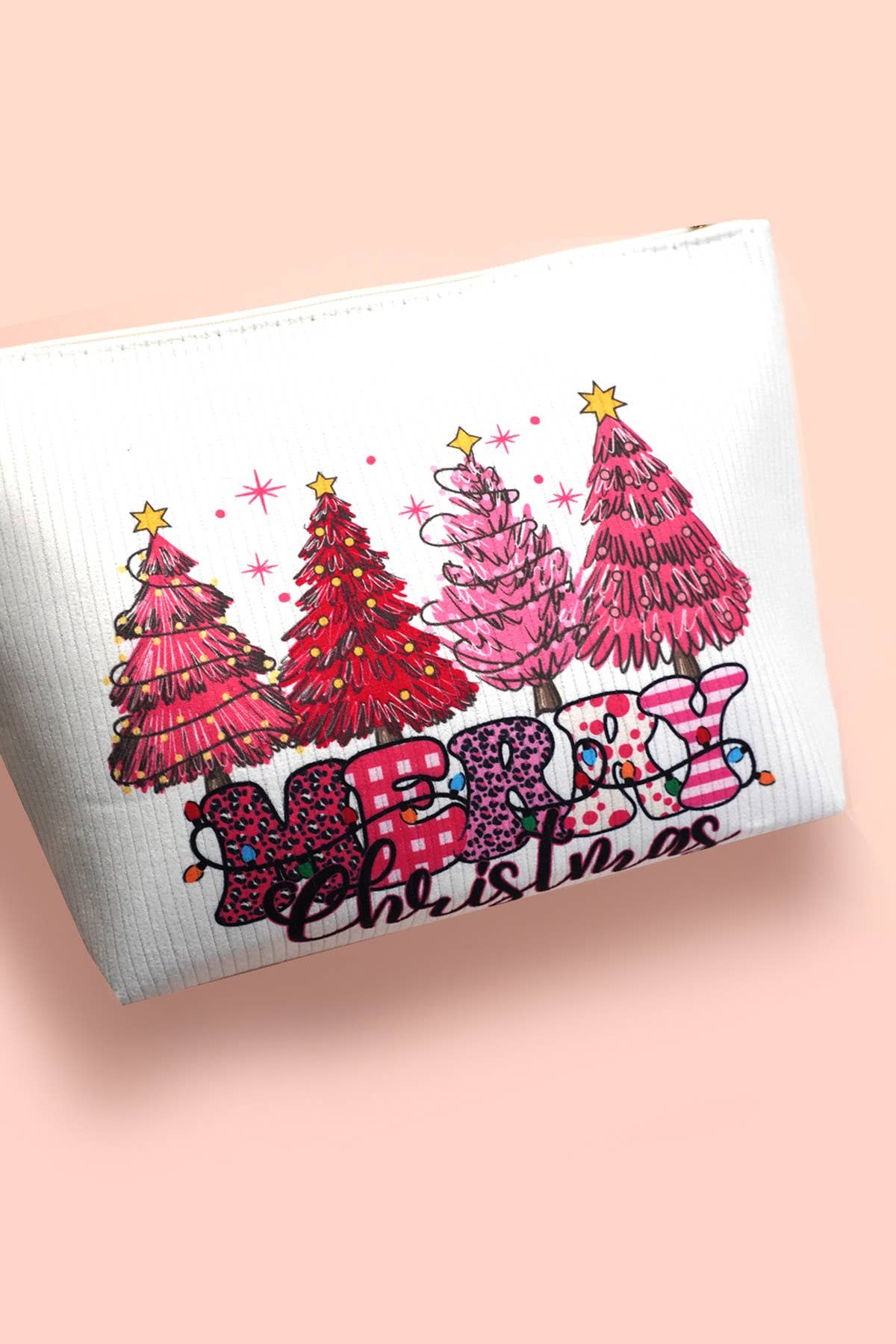 TRAVEL CHRISTMAS COSMETIC MAKEUP POUCH BAG
