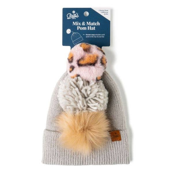 Snap To It Mix & Match Pom Hat Assortment