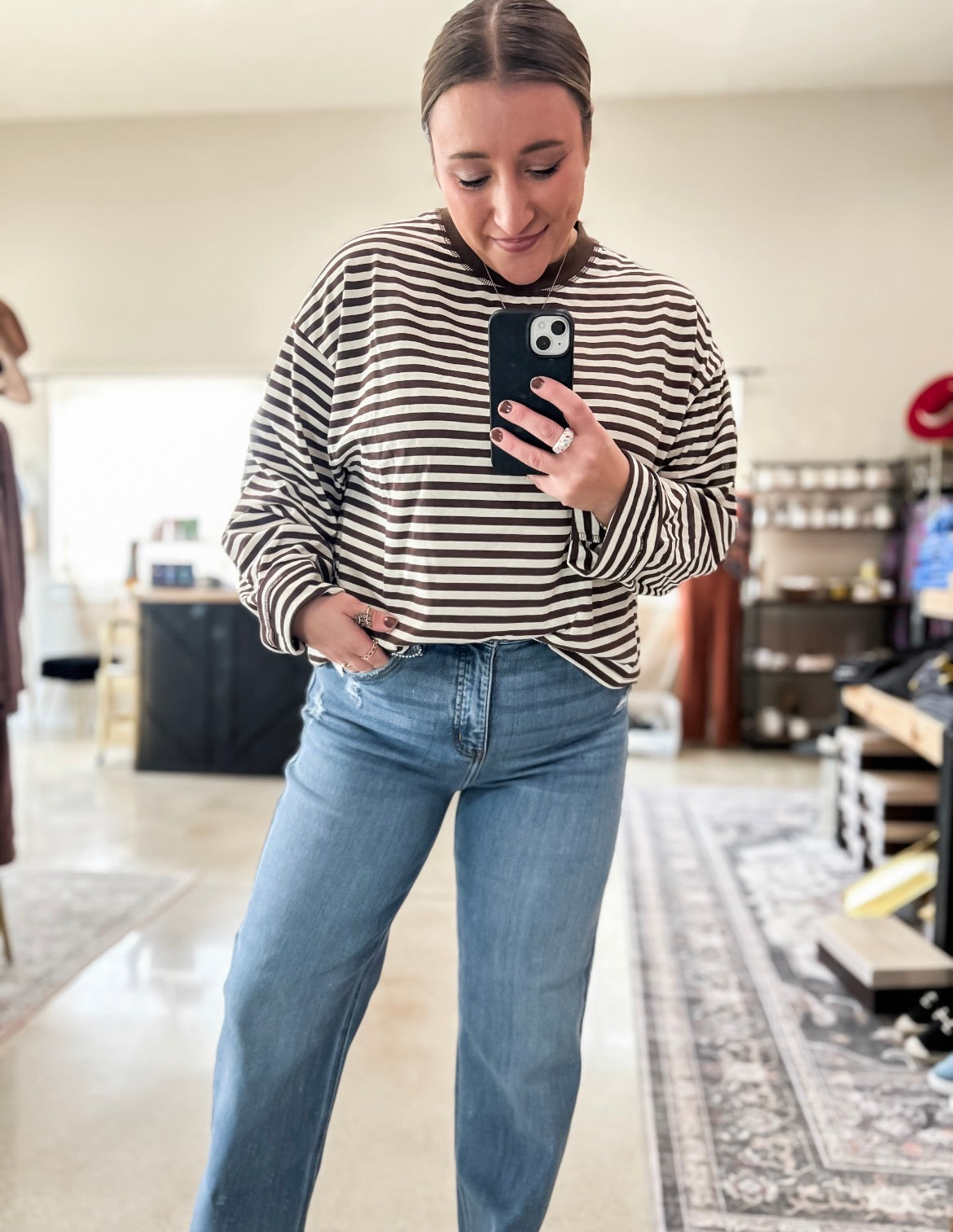 Horizon Striped Long-Sleeve Tee