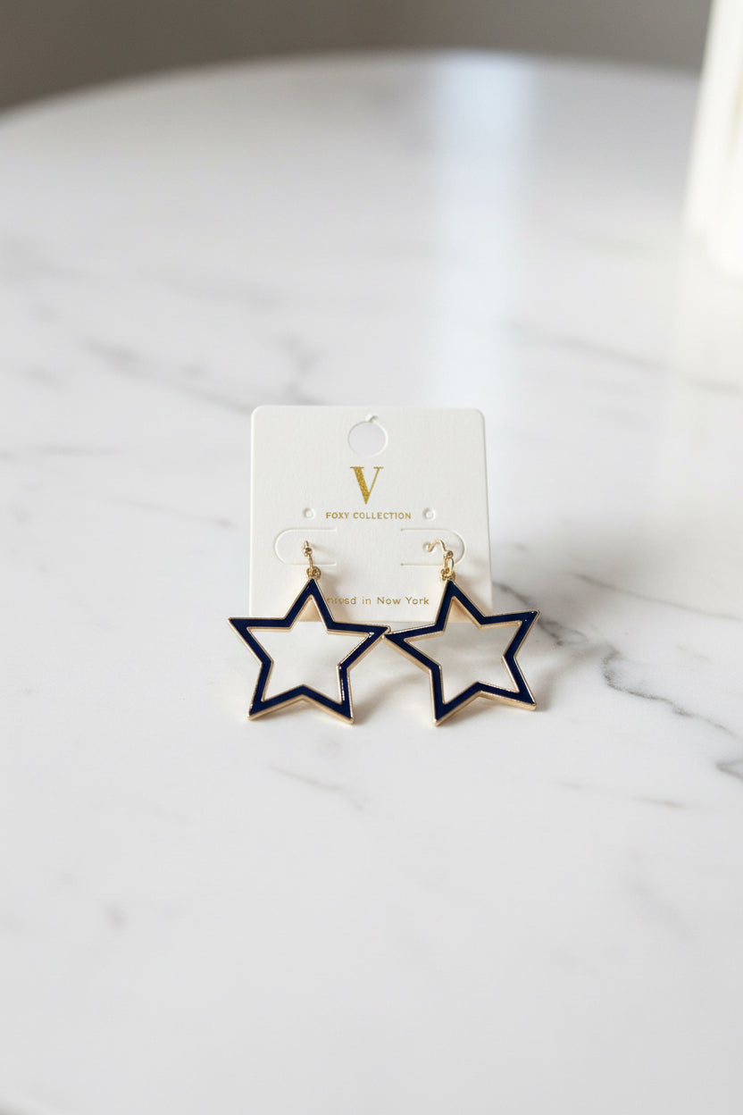 Blue Star Dangles
