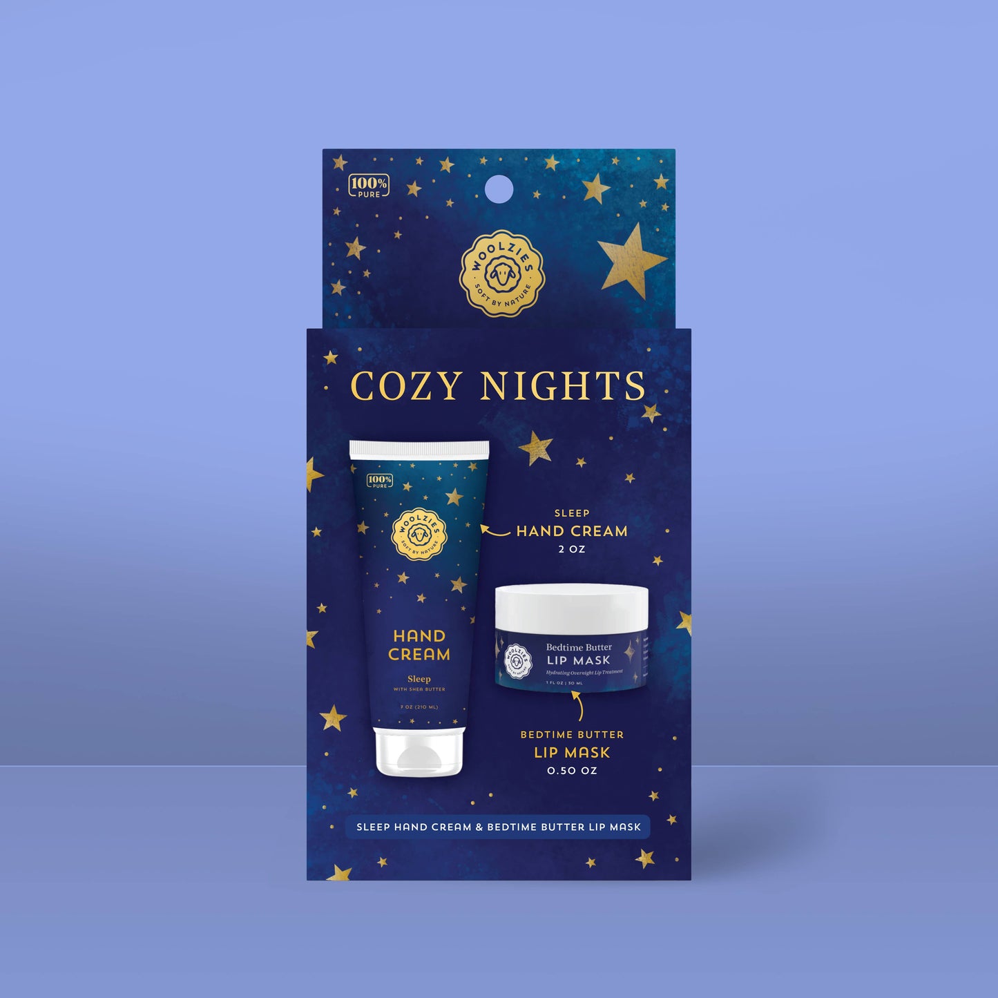 Woolzies - Cozy Nights Duo - Sleep Hand Cream & Bedtime Lip Mask