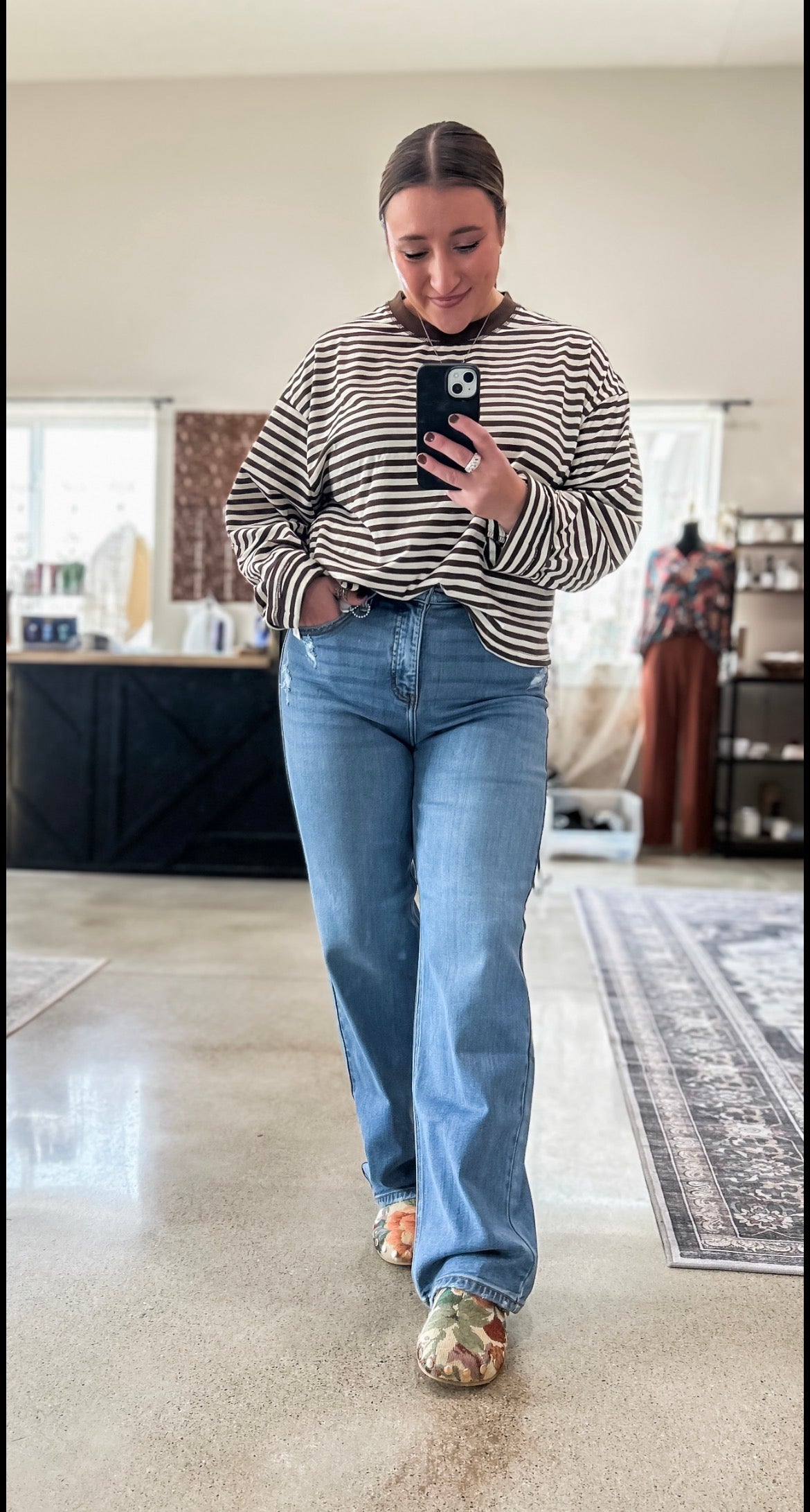 Horizon Striped Long-Sleeve Tee