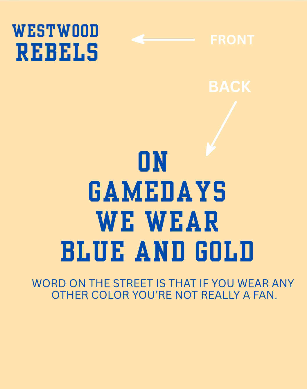 On Game Days We Wear