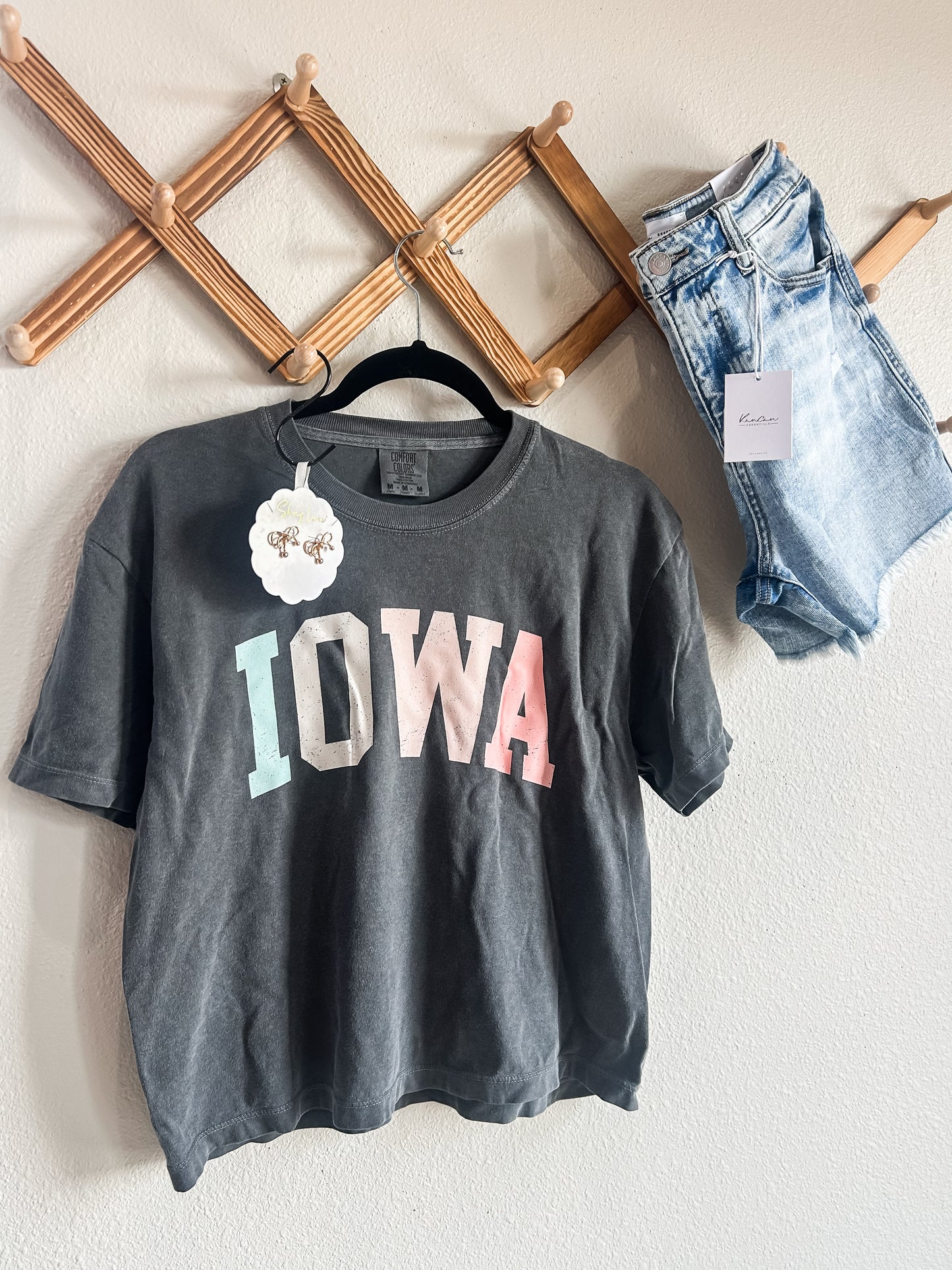 Iowa Cropped Graphic Tee