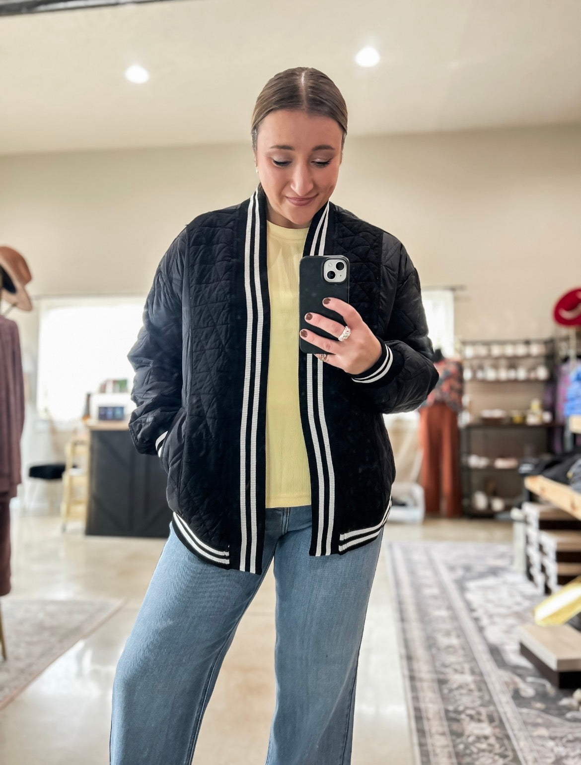QUILTED CARDIGAN JACKET