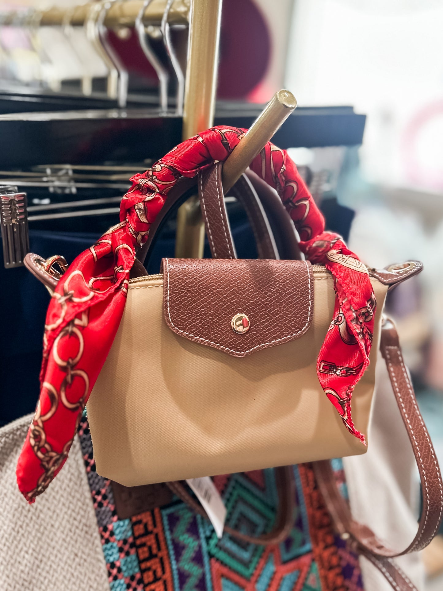 Nylon Mini Crossbody Bag