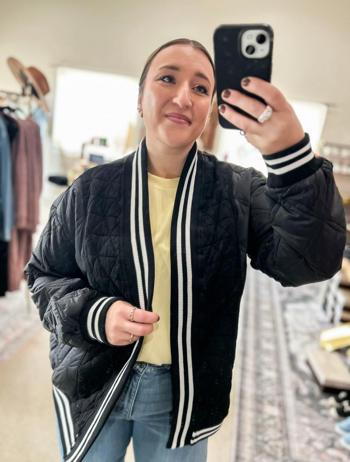 QUILTED CARDIGAN JACKET