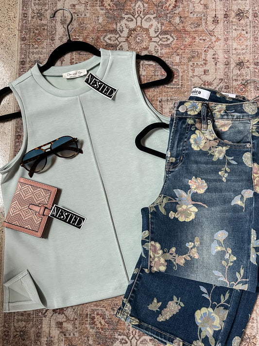 BUTTERY SOFT SLEEVELESS SWING TOP