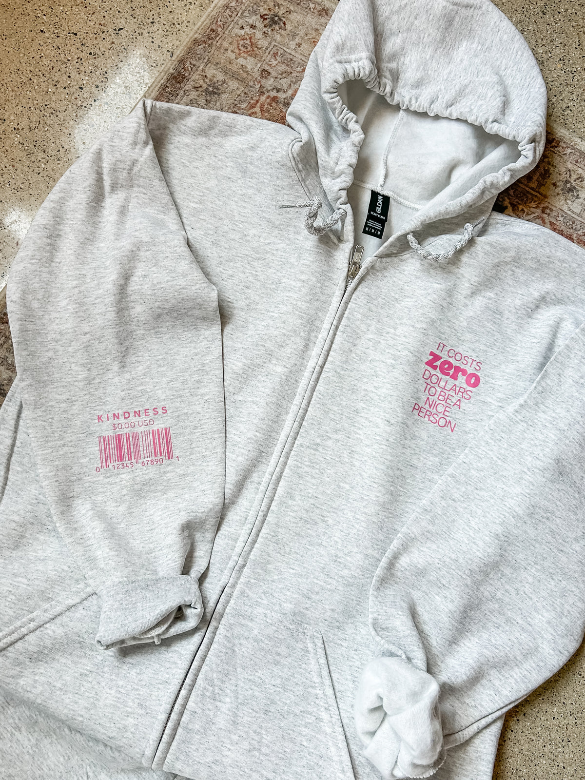 NK-Zero Dollars Zip Up Hoodie