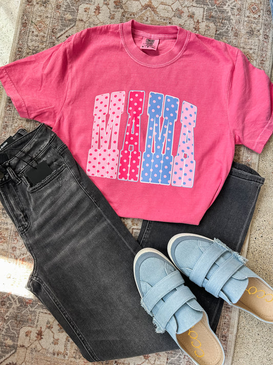Polka Dot Mama Graphic Tee