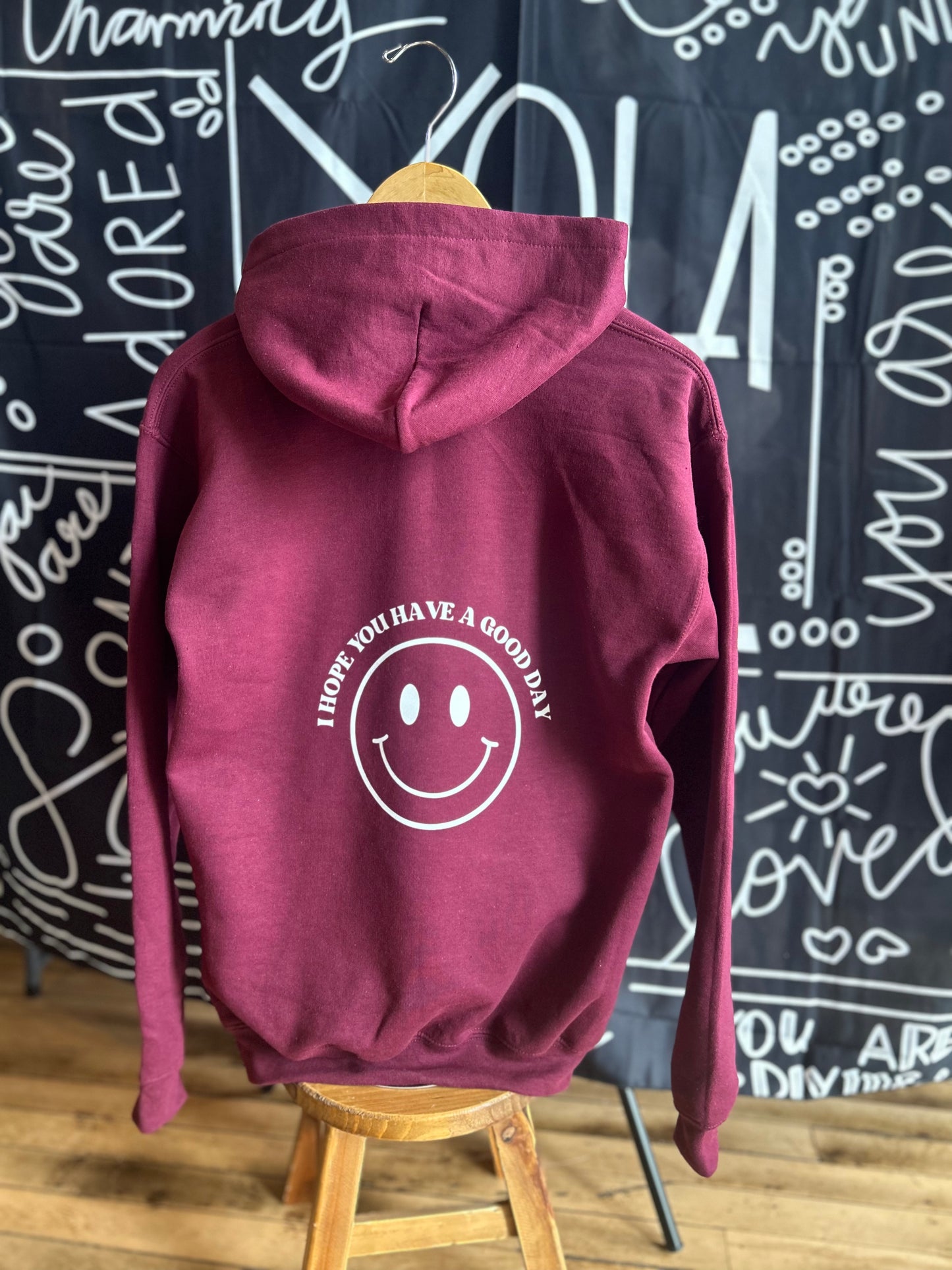 NK YOUTH SMILEY HOODIE