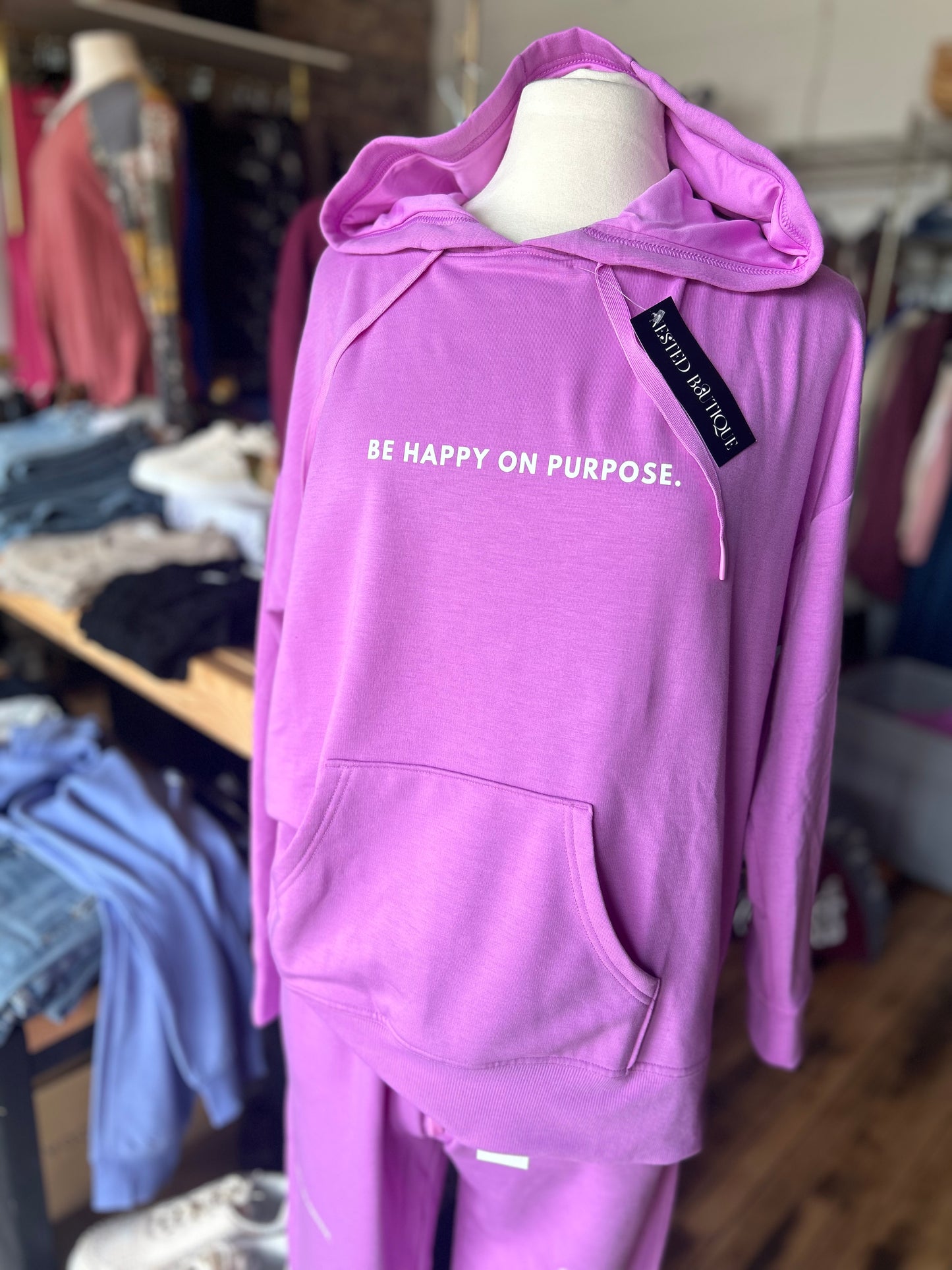 NK HOODIE BE HAPPY