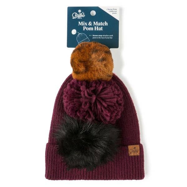 Snap To It Mix & Match Pom Hat Assortment