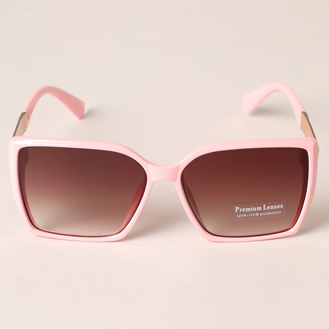 Square Shape Two-Toned Sunglasses