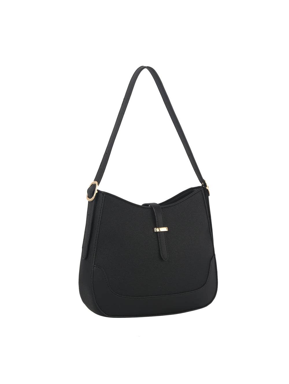 Classic two tone daily  hobo shoulder bag