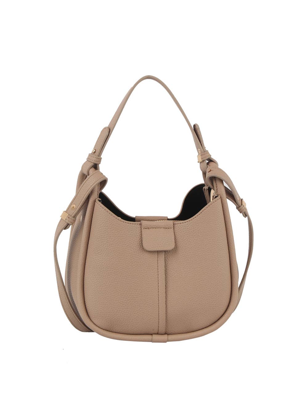 Soft leather classic design bucket bag