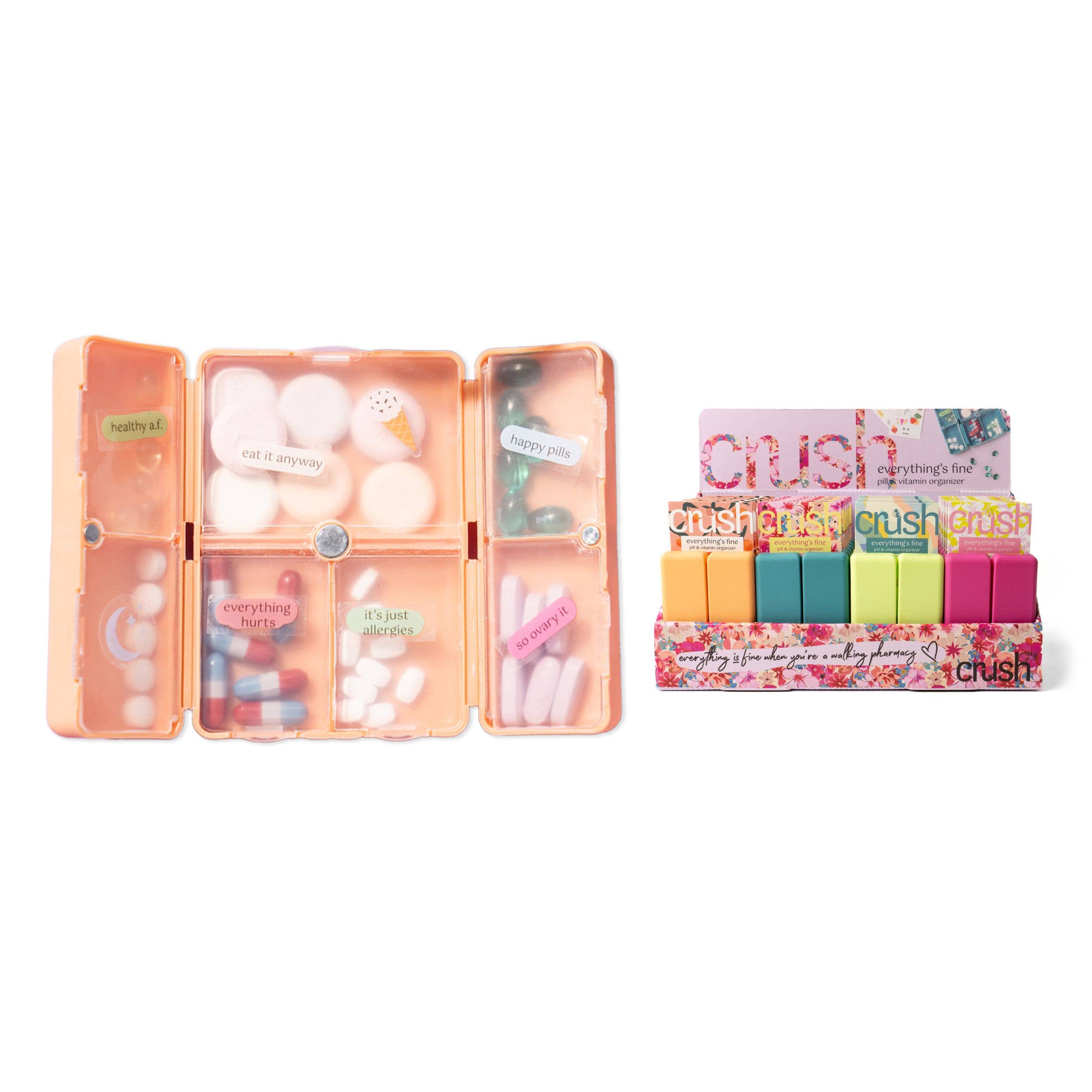 Crush Everything's Fine Pill & Vitamin Case – Nested Boutique