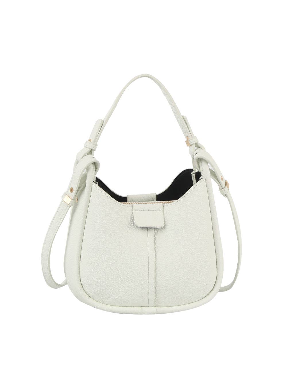 Soft leather classic design bucket bag