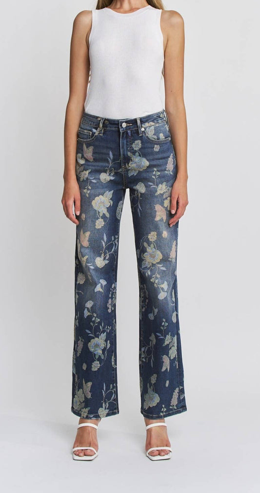 HIGH RISE WIDE LEG EMBELLISHMENT