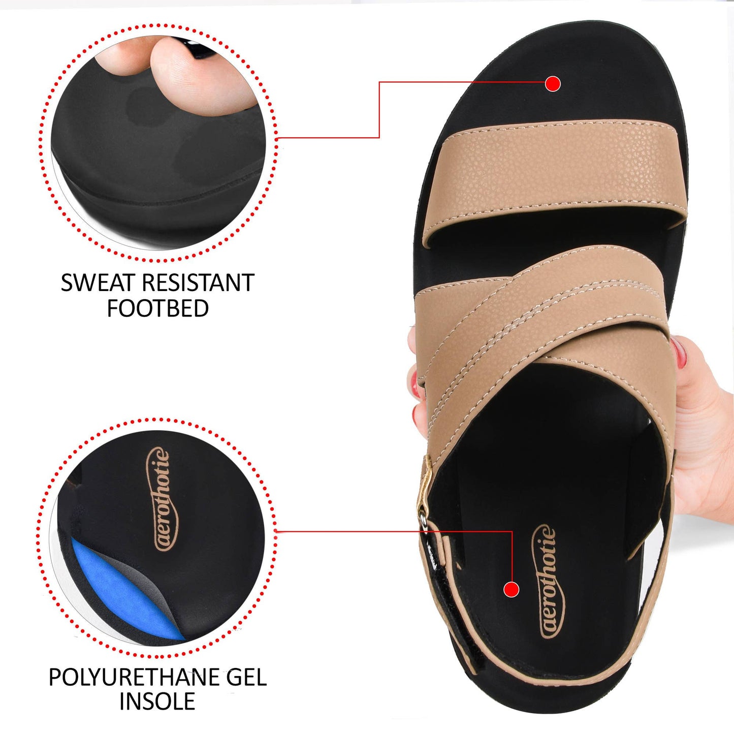 CoolBreeze HeelHugger Sandal