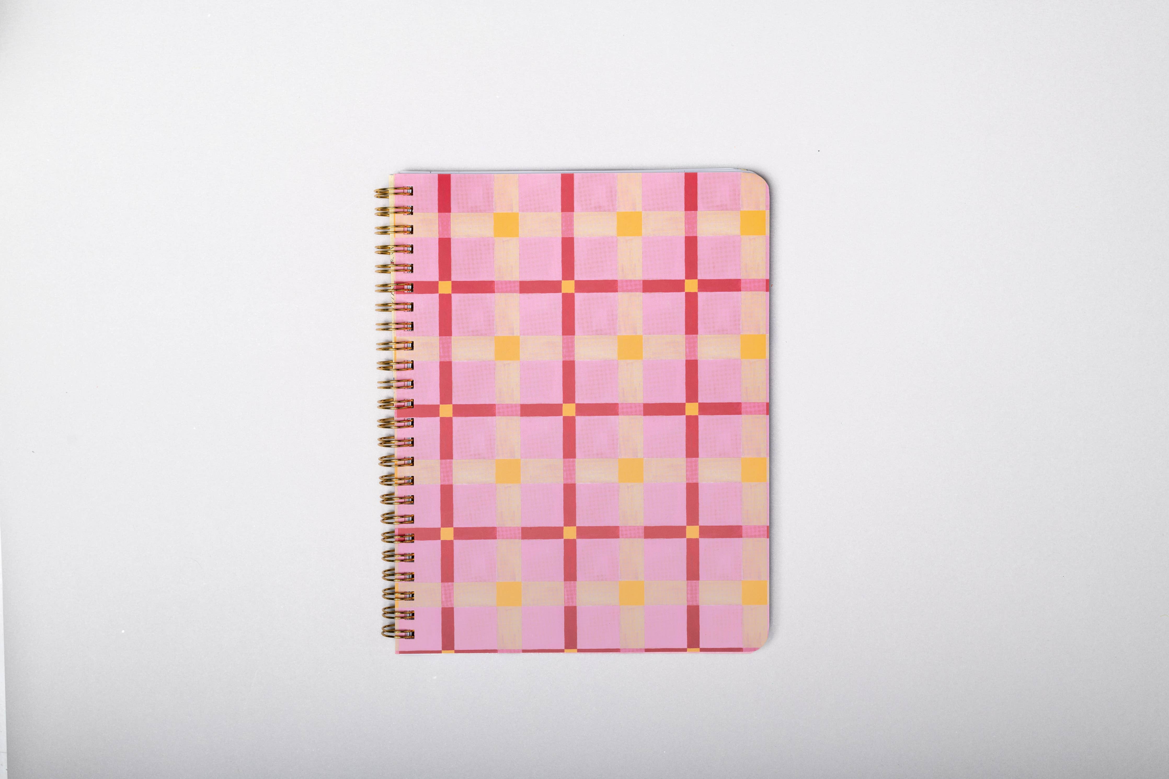 Rough Draft Mini Notebook, Pink Plaid – Nested Boutique