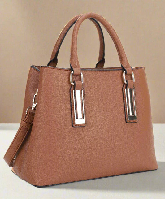 Two Compartment Satchel/Crossbody Bag