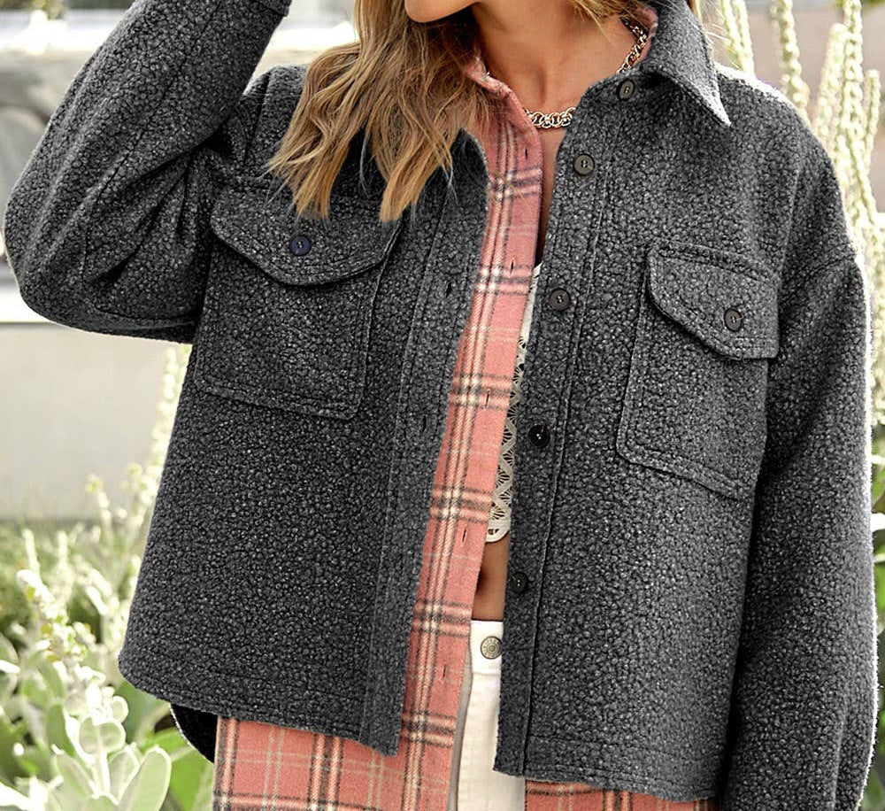 Fussy Button Down Jacket