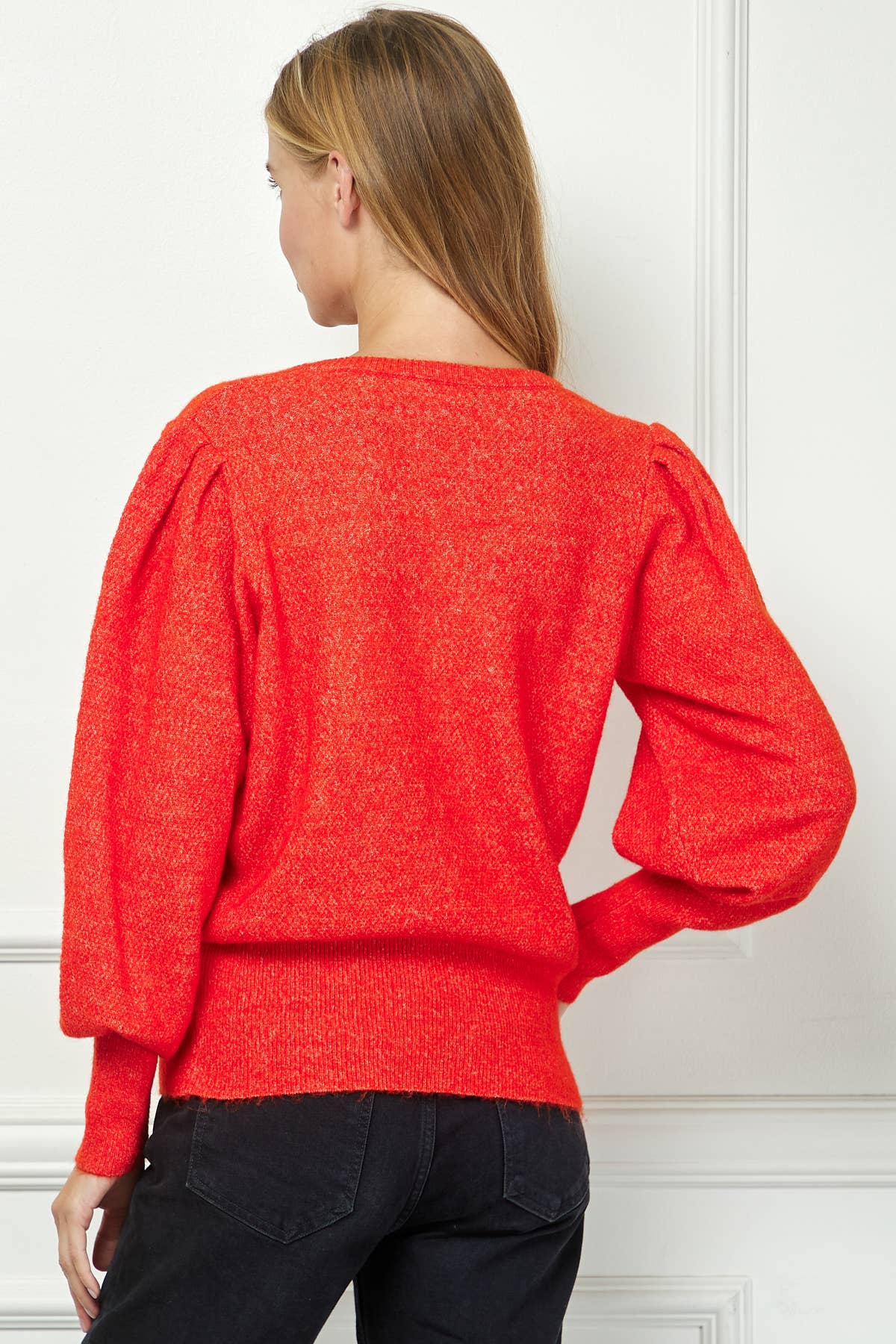 COZY WOOL PUFF SWEATER