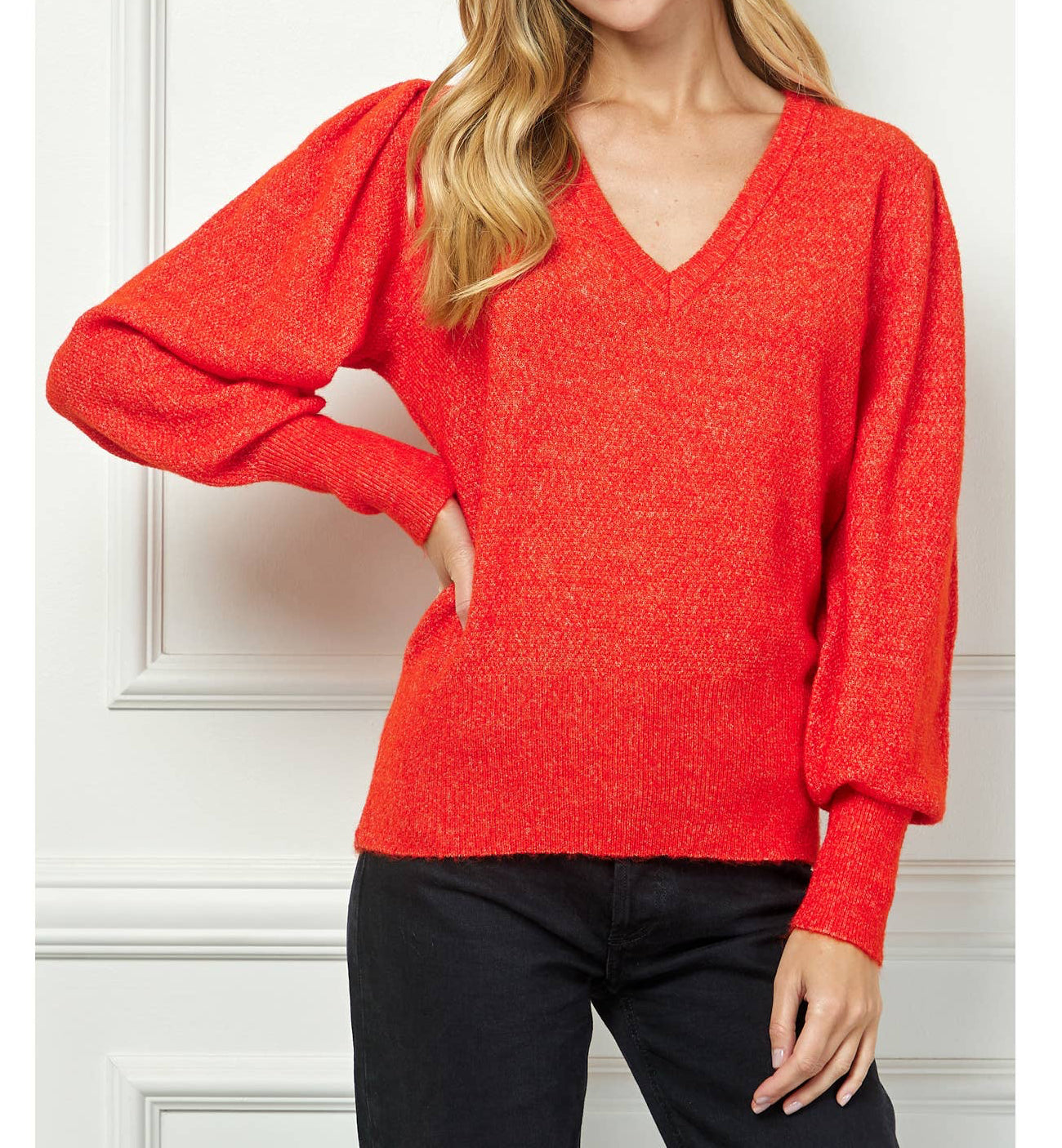 COZY WOOL PUFF SWEATER