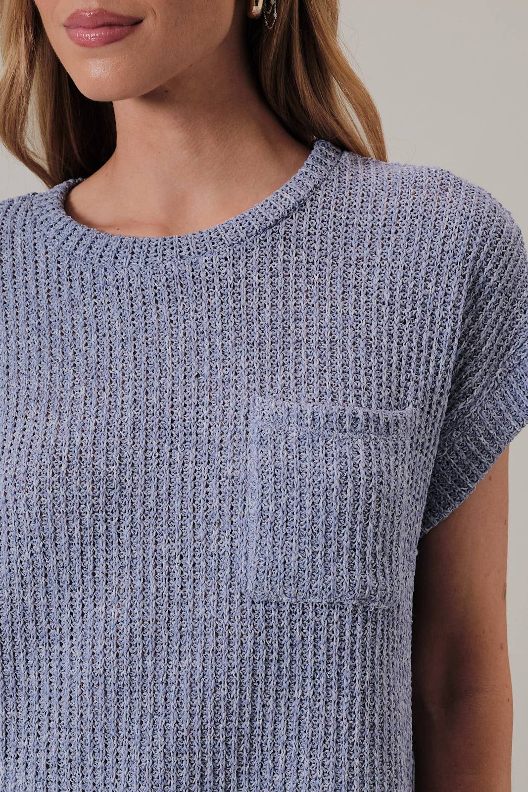 Knit Short Sleeve Top