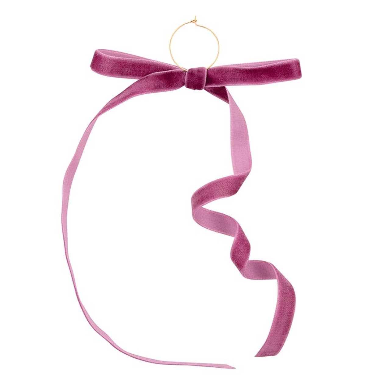 Velvet Bow Wine Charms