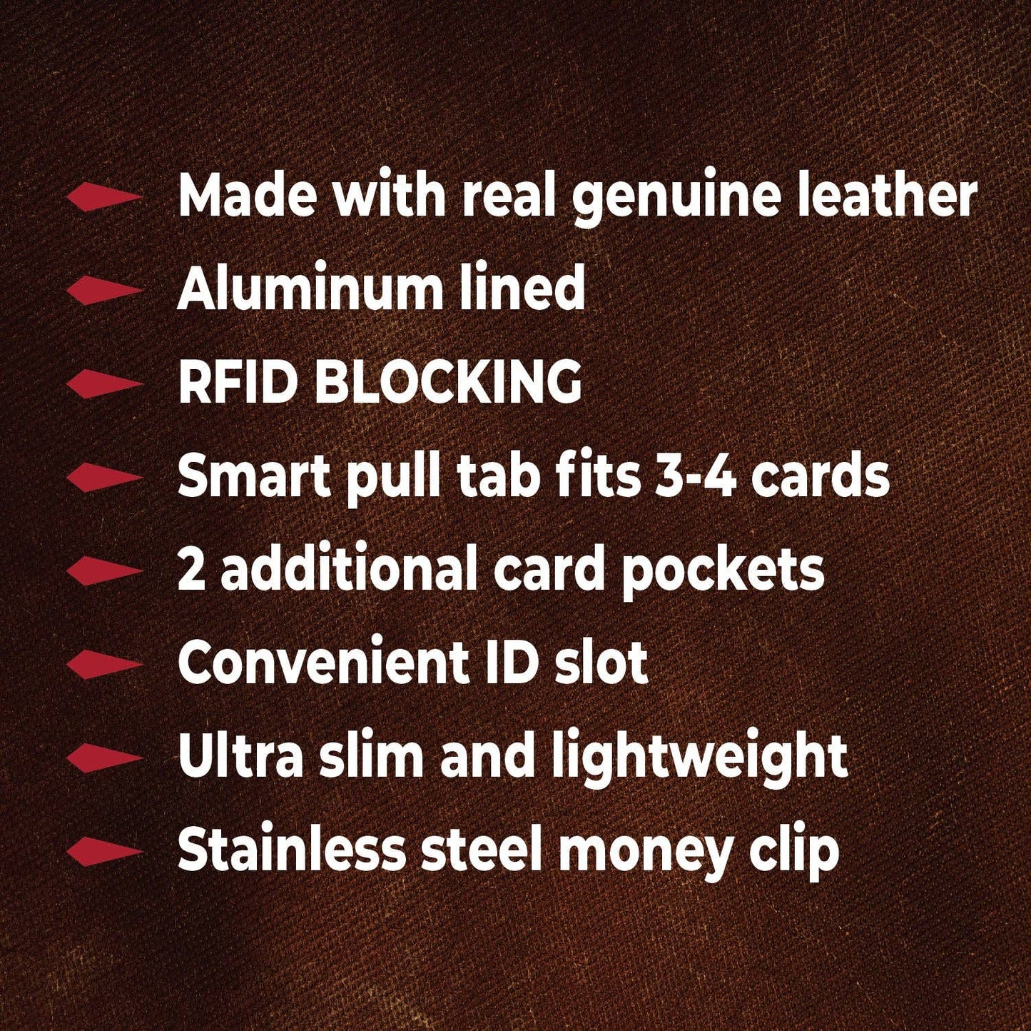 LEATHER RFID WALLET