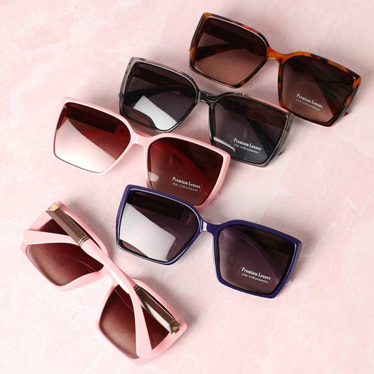 Square Shape Two-Toned Sunglasses