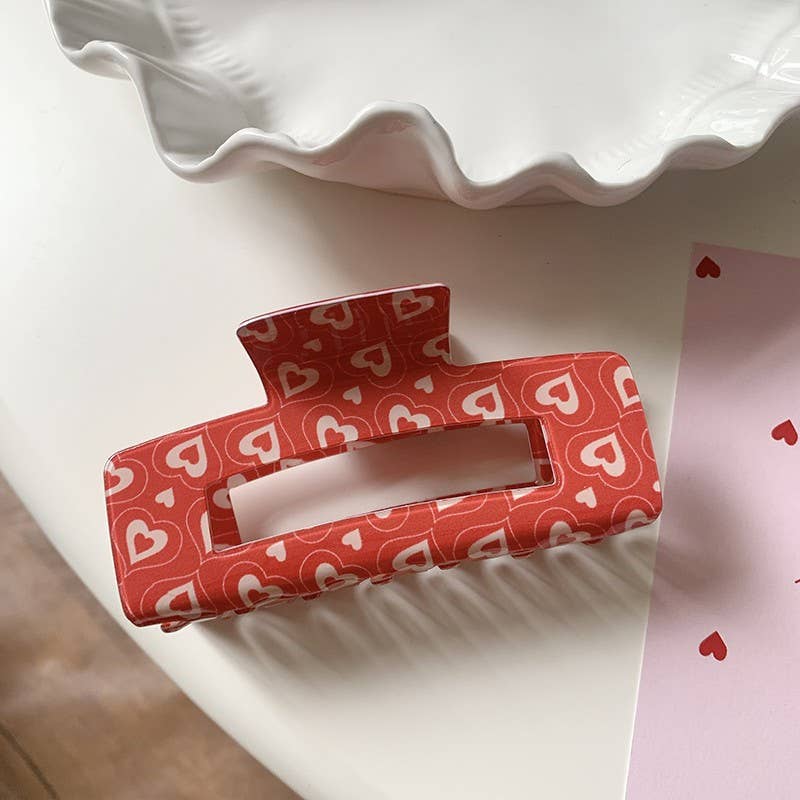 Valentine's Day Claw Clips