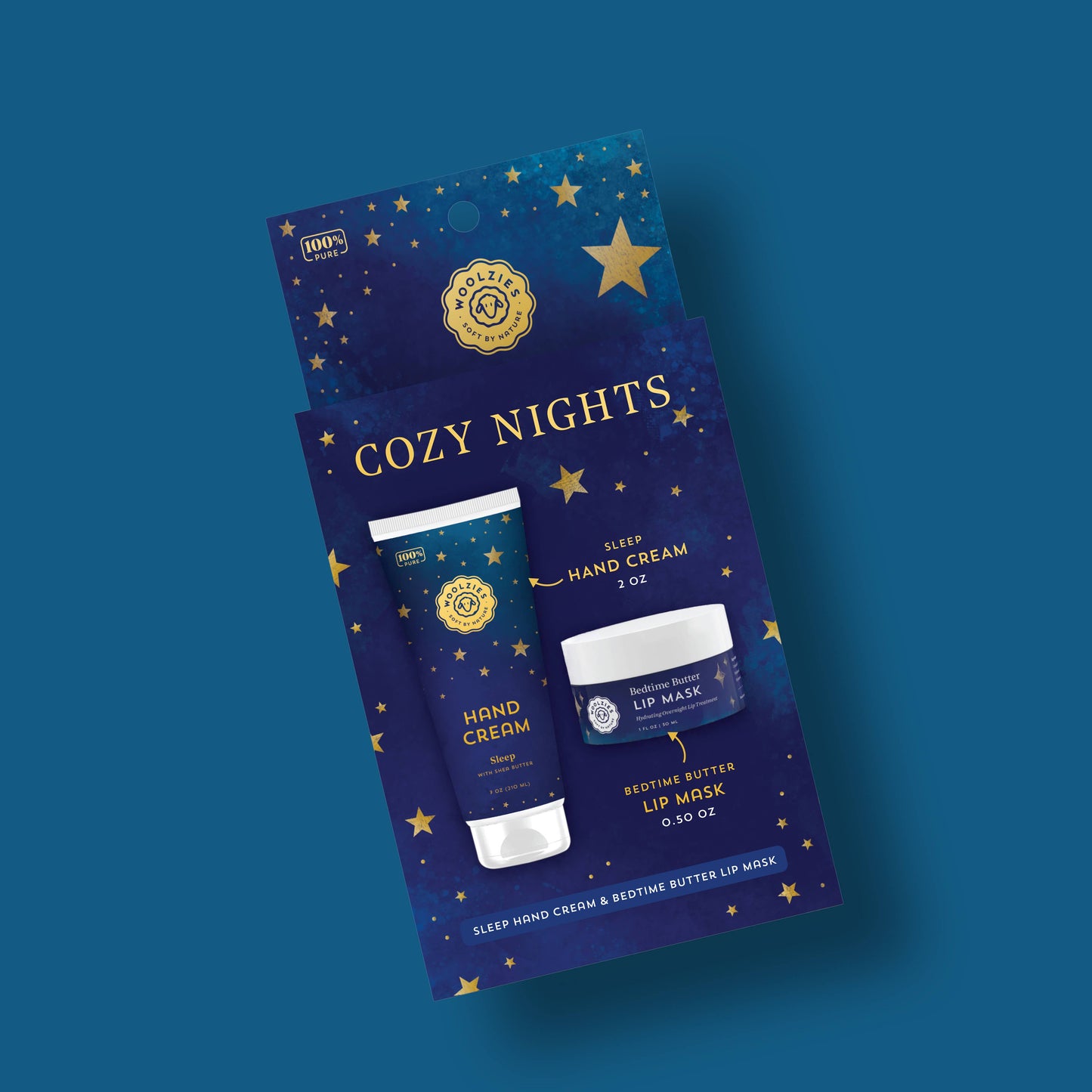 Woolzies - Cozy Nights Duo - Sleep Hand Cream & Bedtime Lip Mask