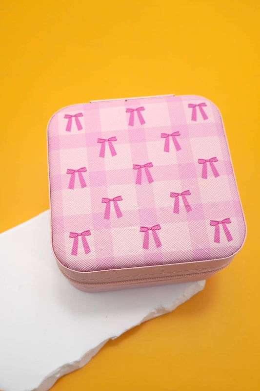 DESIGNED JEWELRY ORGANIZER TRAVEL BOX CASE