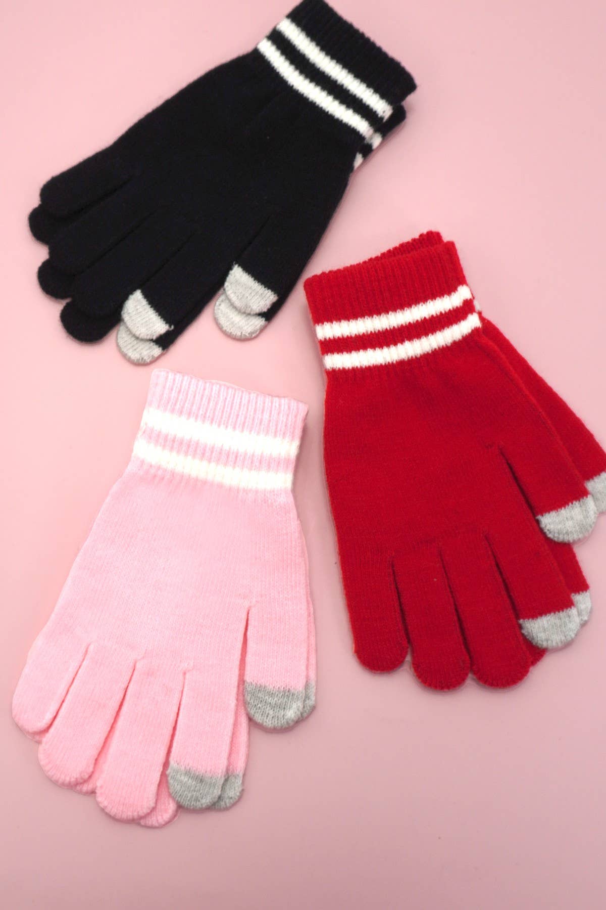 SOFT TRENDING STRIPE GLOVES