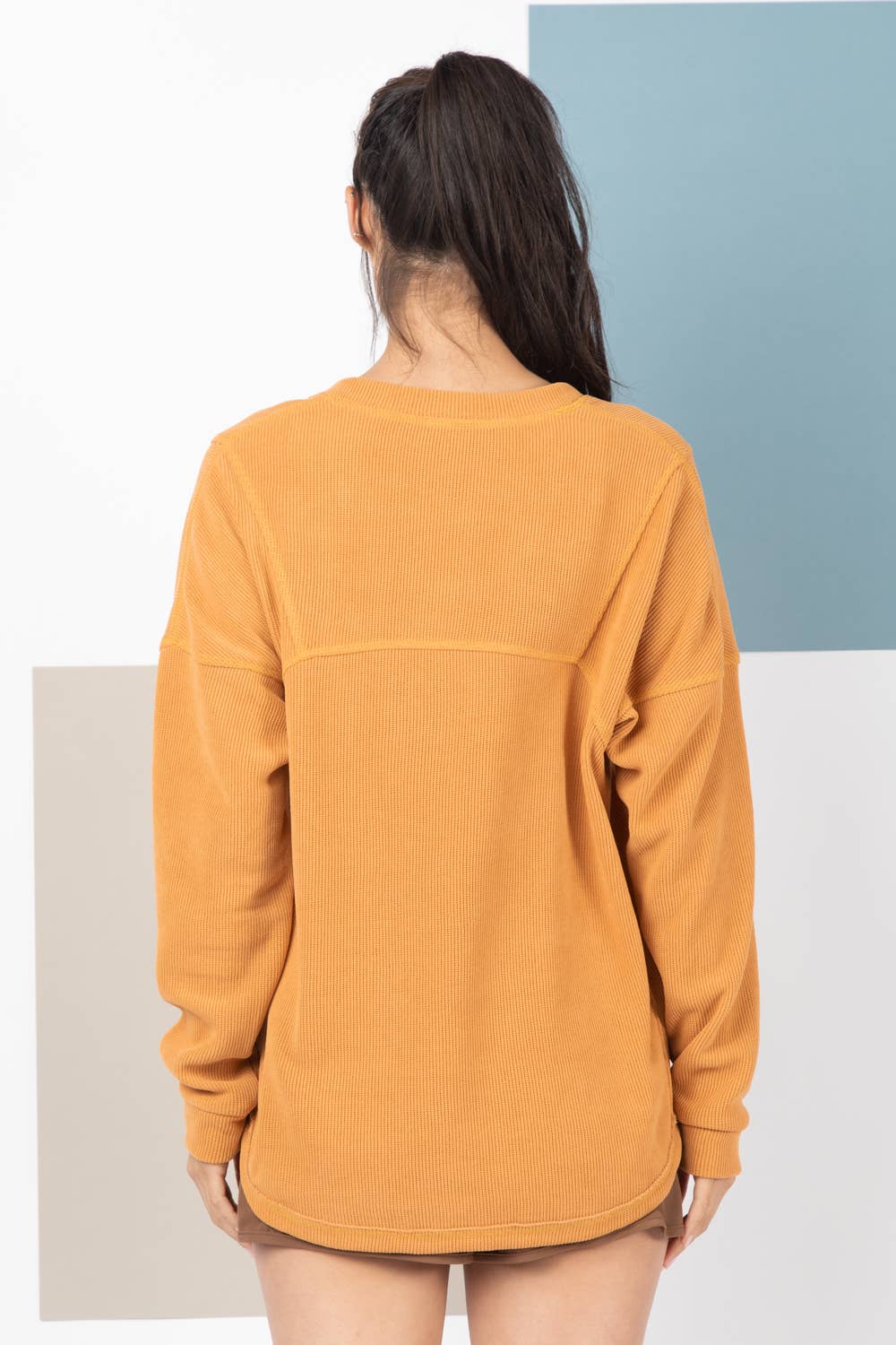 Oversized Ribbed Pullover
