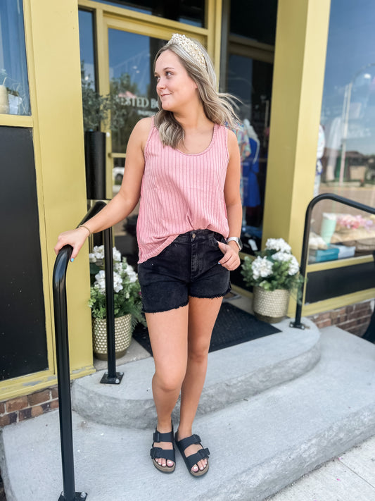 Ribbed Loose Fit Tank