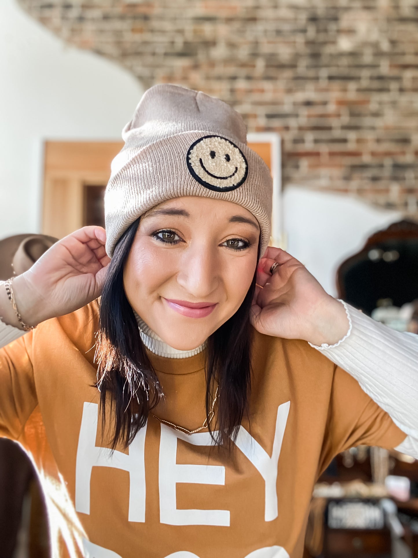 Smiley Adult Hat