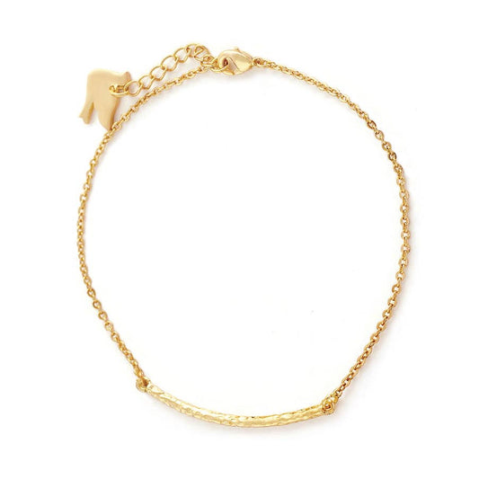 Hammered Bar Bracelet