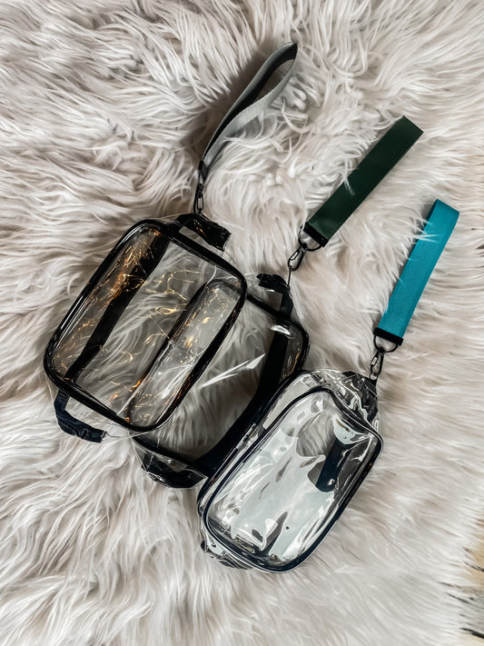 Clear stadium/concert clutch