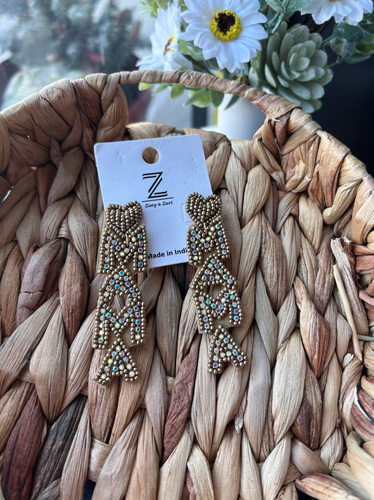 Beaded Mama Earrings